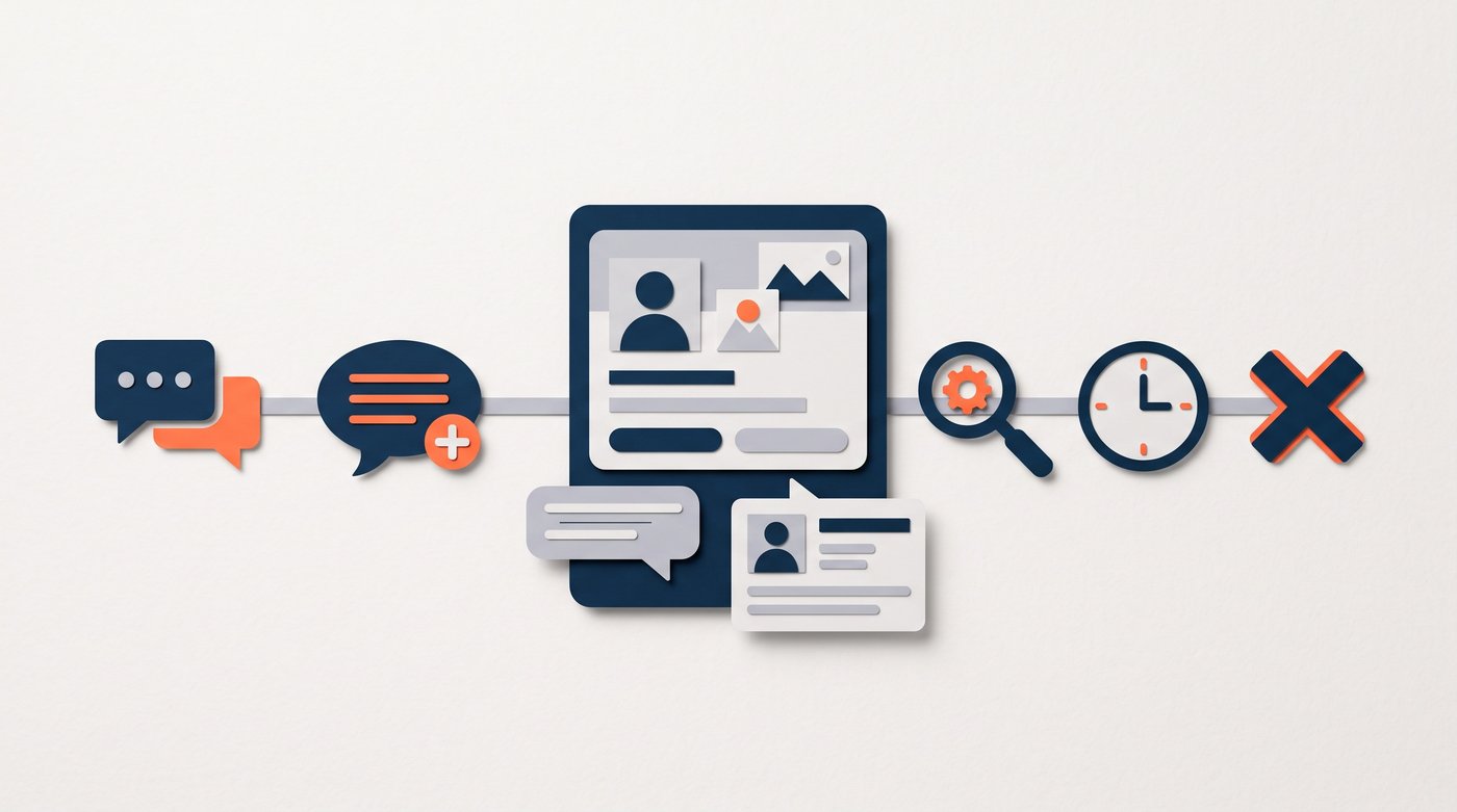 A reviewed LinkedIn lead with source context, fit checks, and several possible next actions
